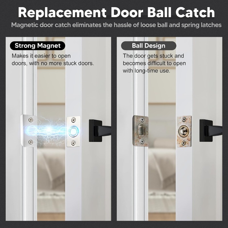 2PCS Invisible Magnetic Door C - Furniture Hardware Fitting recension och pris