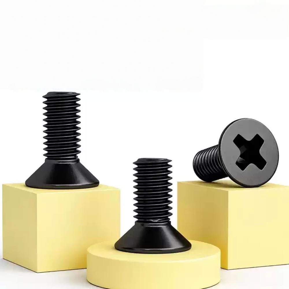 Black Carbon Steel Flat Head C - Furniture Hardware Lowes recension och pris