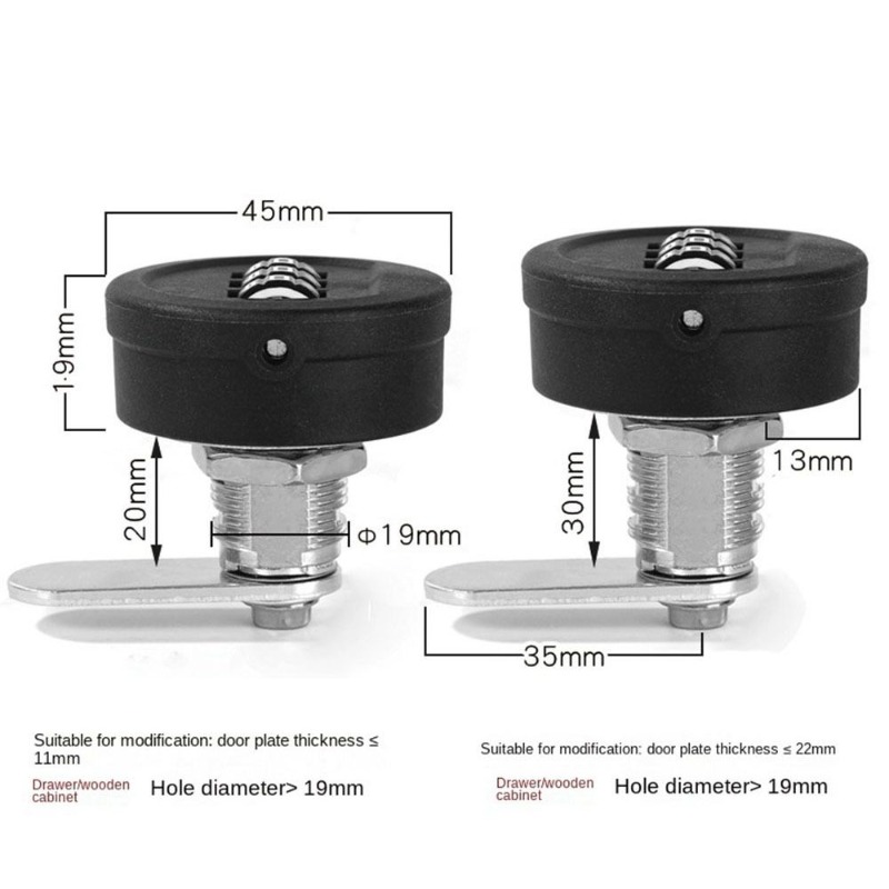 Drawer Password Lock 20/30mm T - Furniture Hardware Manufacturer recension och pris
